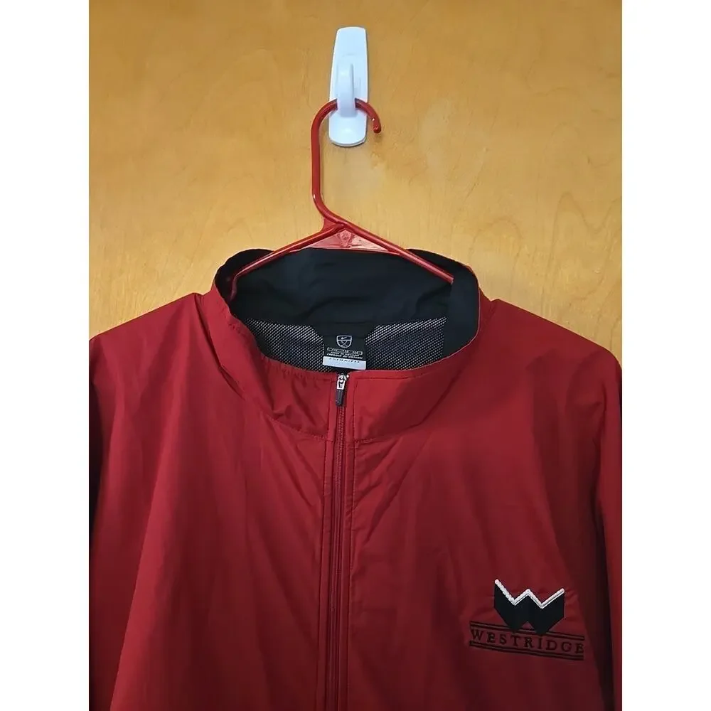 NIKE Windbreaker Jacket Maroon New ! 2XL Vintage Y2K 